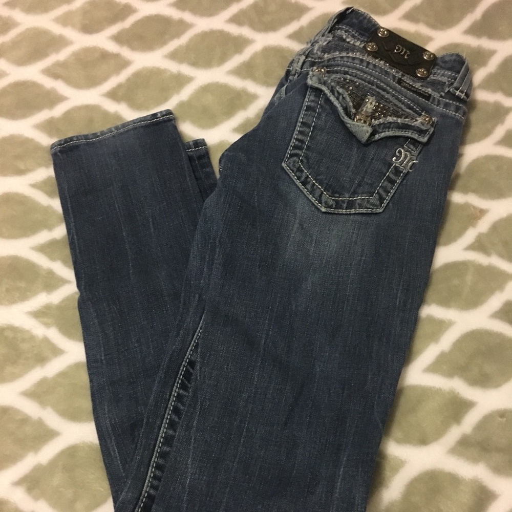 MISS ME destroyed skinny jeans